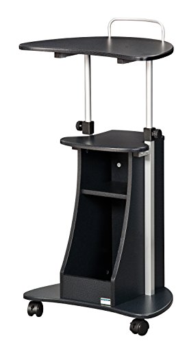 SixBros. Laptoptisch Projektionstisch Graphitschwarz - LT-002/54 - MDF Graphitschwarz