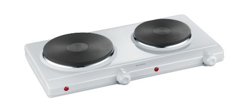 Severin DK 1042 Doppelkochplatte (2500 Watt) weiß