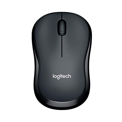 Logitech M220 Silent Kabellose Beidhändig Geräuchlose Maus (Optischer laser, ohne Klickgeräusche, USB für Windows/MAC/Chrome OS/Linux) grau/charcoal