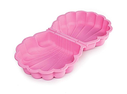 Eliware Kinder Sandkasten, Wassermuschel | Pink | ca. 80 x 87 x 19