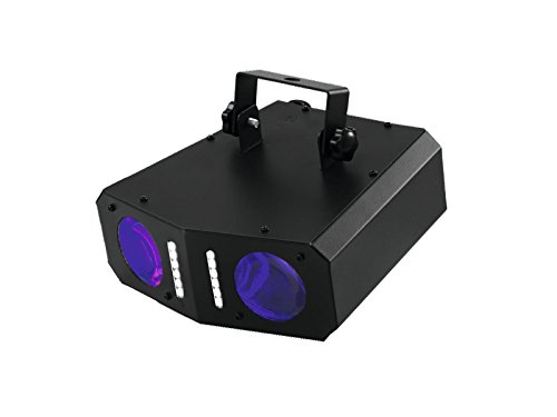 Eurolite LED DMF-2 Hybrid Flowereffekt | Lichteffekt mit doppel Matrix-Projektion | Effektstrahler mit Stroboskopeffekt | Musiksteuerung über eingebautes Mikrofon