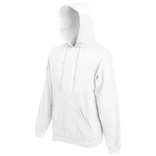 Fruit of the Loom Hooded Sweat Weiß - M