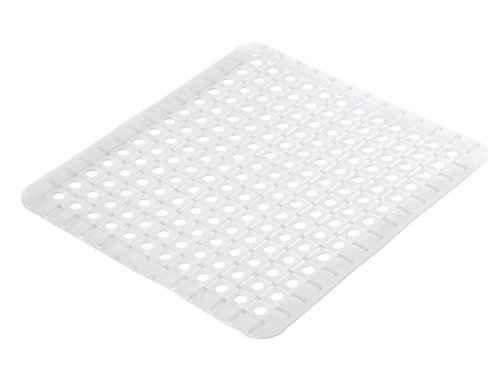 WENKO 2002570100 Spülbeckeneinlage Opal, Kunststoff, Transparent