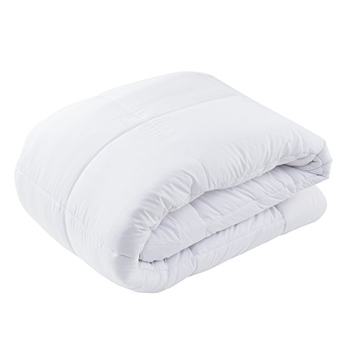 4 Jahreszeiten Bettdecke Microfaser 135 x 200cm 4 Jahreszeitenbett Steppbett Steppdecke aus Microfaser Allergiker geeignet mit Drückknöpfen (135x200cm)