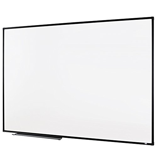 Lockways Whiteboard - Magnetisch Stabil Praktische - Weißtafel 60 x 90 cm schwarz Aluminiumrahmen für Schule, Wohnung und Büro