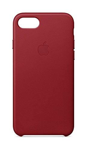 Apple Leder Case (iPhone 8 / iPhone 7) - Rot