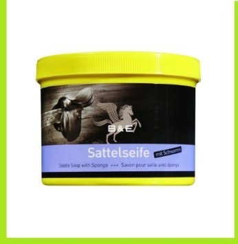 Bense & Eicke Sattelseife mit Schwamm - 500 ml incl Gratis 1 Minidose Lederbalsam 50 ml