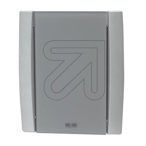 Grothe Croma Elektronik- Gong Türklingel (100A, max. 86 dB, 17 Melodien) Silber-Grau, 43170