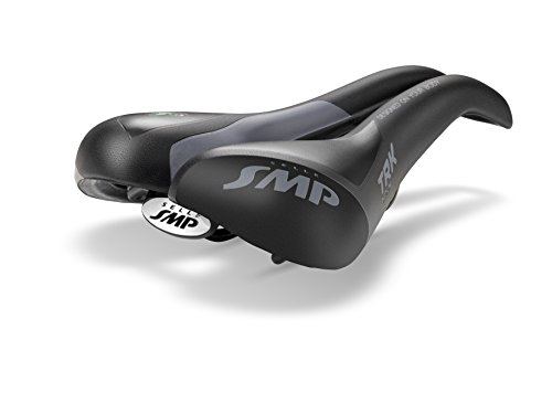 Selle SMP Unisex – Erwachsene ZSTT02MEDNESMCARD Fahrradsattel, Schwarz, 280x160 mm