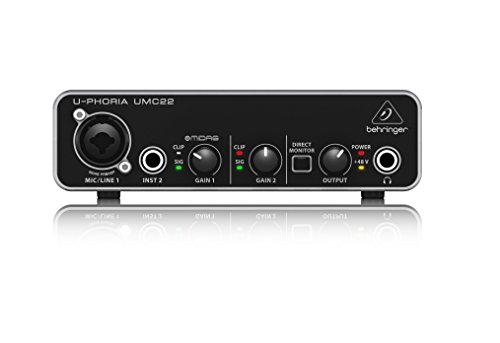 Behringer ZB791 UMC22 Audiophile 2x2 USB Audio Interface