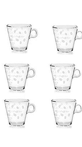 6 dickwandige Teegläser/Glühweingläser/Kaffeegläser Gläser mit Henkel 260ml