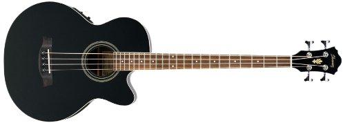 Ibanez AEB8E-BK Akustik Bass 4-Saiter