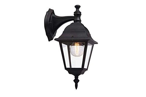 Brilliant Außenwandleuchte, hängend, Metall, E27, 60 W, Schwarz, 22 x 22 x 34 cm