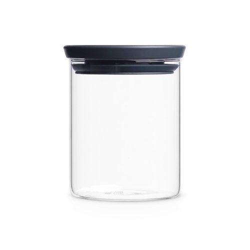 Brabantia 298288 Glasbehälter 0,6 L, dunkel grau
