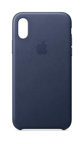 Apple Leder Case (Iphone Xs) - Mitternachtsblau