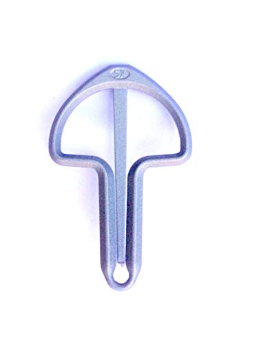 Maultrommel 7,25 cm, grau eloxiert