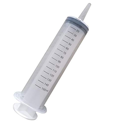 TOSSPER 150ml Wiederverwendbare Big Large Hydroponics Kunststoff Nährstoff Sterile Gesundheit Dosierspritze Werkzeuge