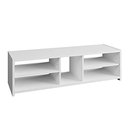 Vicco Lowboard Lando Fernsehschrank Weiß Sideboard TV Regal Fernsehtisch