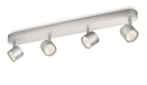 Philips myLiving LED Spotbalken Star 4-flammig, aluminium