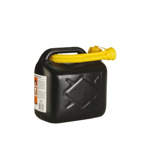 Unitec 73853 Benzinkanister 5L Kunststoff, farblich sortiert