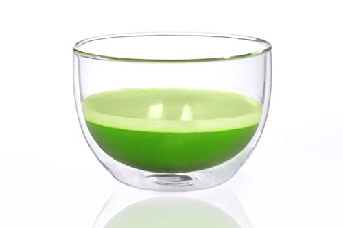 Matcha Schale / Matcha Teeschale 400ml aus doppelwandigem Thermo-Glas, Original Aricola