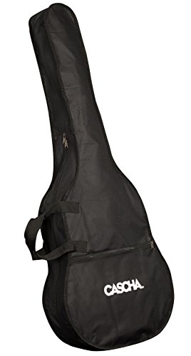 CASCHA Gitarrentasche, Schutz für klassische Gitarren der Größe 4/4, Gitarrenhülle, Guitar/Gig Bag, Rucksackfunktion
