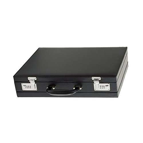 Alassio 92300 - Attachékoffer PONTE, aus Lederimitat, ca. 44,5 x 33 x 10 cm, schwarz