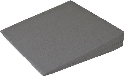 Orthopädisches Keilkissen Kissen Sitzkissen Sitzkeilkissen Sitzkissen Sitzkeil mit 100 % Baumwollbezug! (grau)