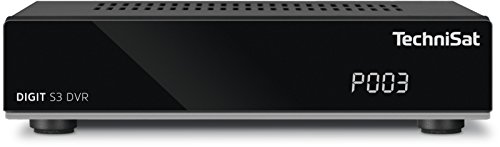 TechniSat DIGIT S3 DVR / Digital-Receiver mit Single-Tuner für Empfang in HD mit PVR-Aufnahmefunktion, Timeshift, schwarz