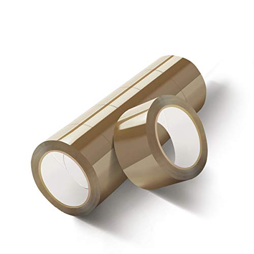 Zedelmaier Braun Klebeband Paketband PP-Band Extra Stark 50 mm x 66 Meter Braun(6 Rolle)