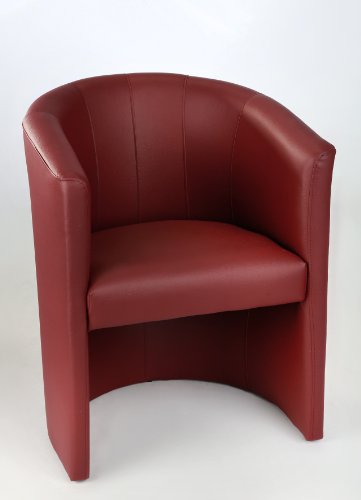 Design Cocktailsessel Sessel Clubsessel Loungesessel Club Möbel Bürosessel Praxismöbel bordeaux