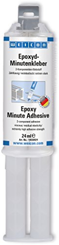 Weicon Epoxyd-Minutenkleber 24ml Zwillingsspritze glasklar