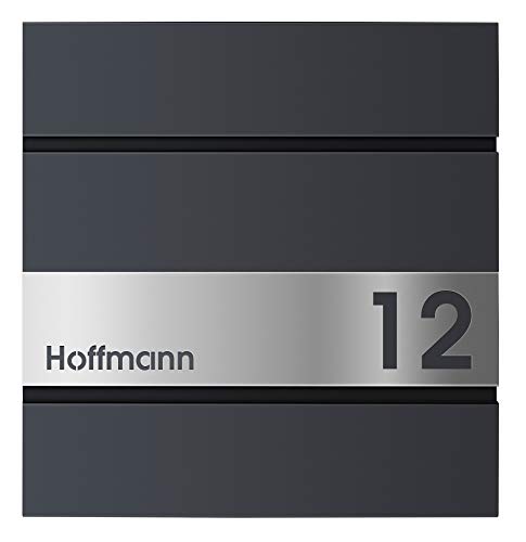 frabox Design Briefkasten Lens Anthrazitgrau Edition