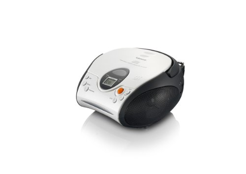 Lenco SCD-24 Stereo UKW-Radio mit CD-Player und Teleskopantenne weiß