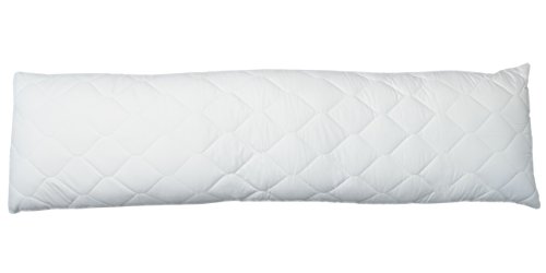 ZOLLNER Seitenschläferkissen / Schwangerschaftskissen / Stillkissen / Lagerungskissen 40x145 cm, Gewicht: 1200 g, in weiteren Größen erhältlich, vom Hotelwäschespezialisten, Serie Salus