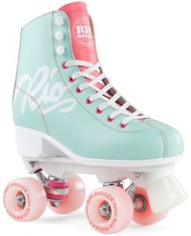 Rio Roller Rollschuhe Script Teal/Coral (38)