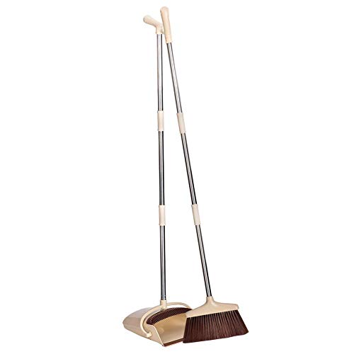 Cozywind Besen mit Schaufel Kehrbesen und Kehrschaufel Kehrgarnitur Kehrset mit Stiel 120cm mit ausziehbarem Besen