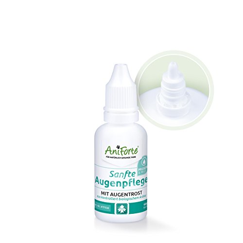 AniForte Sanfte Augenpflege mit Augentrost 30 ml für Hunde, Katzen, Pferde und Kleintiere, Milde und Schonende Reinigung