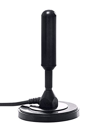 VSG Leistungsstarke DVB-T2 Antenne / ALU-Massivkern für maximale Signalstärke / DVB-T2 & DVBT-HD / digital ready / AVK25 Plus / Magnetfuß & 5m Kabel / für alle DVB-T2 Geräte