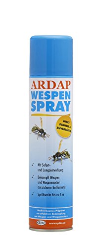 ARDAP Wespenspray / Insektizid mit Sofort- und Langzeitwirkung zur Bekämpfung von Wespen, Wespennestern & weiteren Schädlingen / 1 x 400 ml