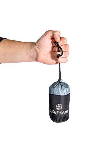 GLOBEGEAR kleinste Reiseschlafsack WELTWEIT/Federleicht, angenehm auf der Haut, Gute Luftzirkulation/Perfekt für Hostels und Tropische Länder geeignet.