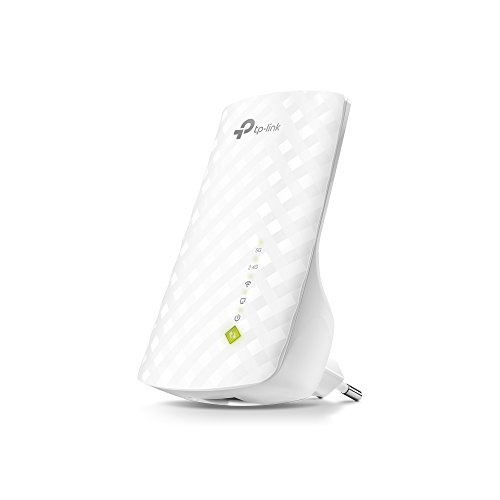 TP-Link AC750 Dualband WLAN Repeater RE200 (433 Mbit/s (5GHz)+300 Mbit/s (2,4GHz), 1 Port, WPS, kompatibel mit allen WLAN Geräten
