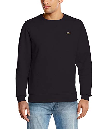 Lacoste Sport Herren SH7613 Sweatshirt, Schwarz (Noir), Large (Herstellergröße: 5)