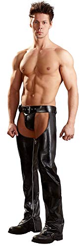 Svenjoyment Lederimitat Herren Chaps M