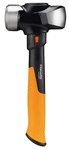 Fiskars Fäustel IsoCore M für den Einsatz bei Präzisionsabbrucharbeiten, Länge: 29 cm, Gewicht: 1,64 kg, Schwarz/Orange, 1020217
