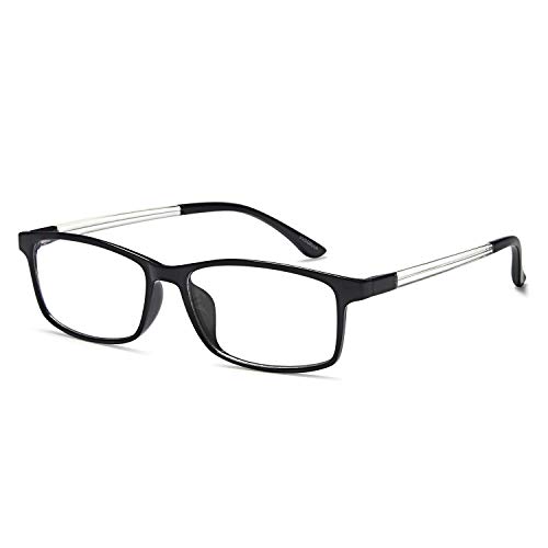VVDQELLA Lesebrille 2,0 Blau Licht blockierende Computer Brille Vintage TR90 Unisex Männer Frauen für UV-Anti-Eye Fatigue