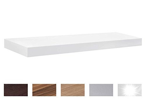 Wandregal / Wandboard BOY | 90x30x5 cm - weiß