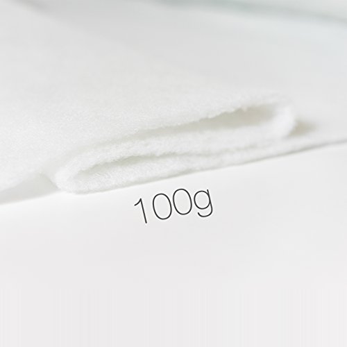 Kissenoutlet24 Polsterwatte Vlieswatte Volumenvlies Vliesstoff 160cm 1,6m Breit verschiedene Stärken Meterware
