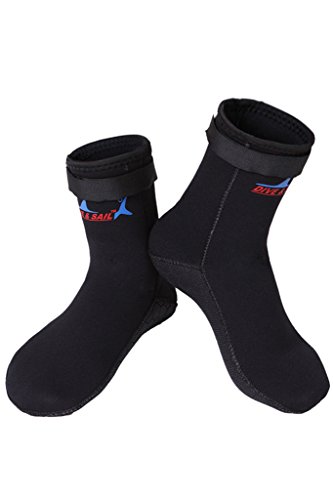 Cokar Neoprensocken 3MM Tauchsocken Herren Schnallengurt Strandschuhe Wassersport Verschleißfest Surfschuhe