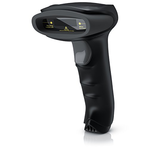 CSL - Bluetooth Wireless Barcode Scanner | kabelloser Laser Handscanner | wireless Handheld Lesegerät USB | 6 Scan-Modi | Barcodescanner kabellos